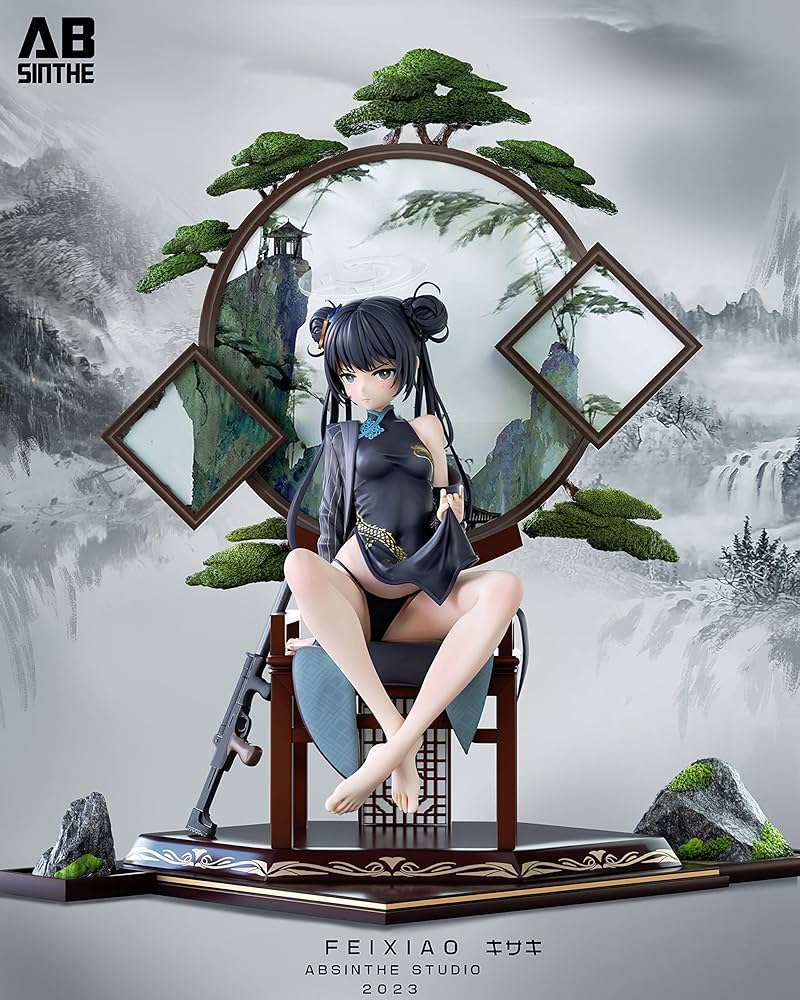 Amazon.co.jp: 竜華キサキ りゅうげきさき フィギュア チャイナドレス