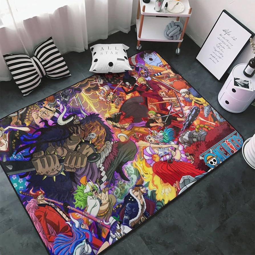 Amazon | ワンピース(1) アニメ カーペット 長方形 ラグマット ラグ