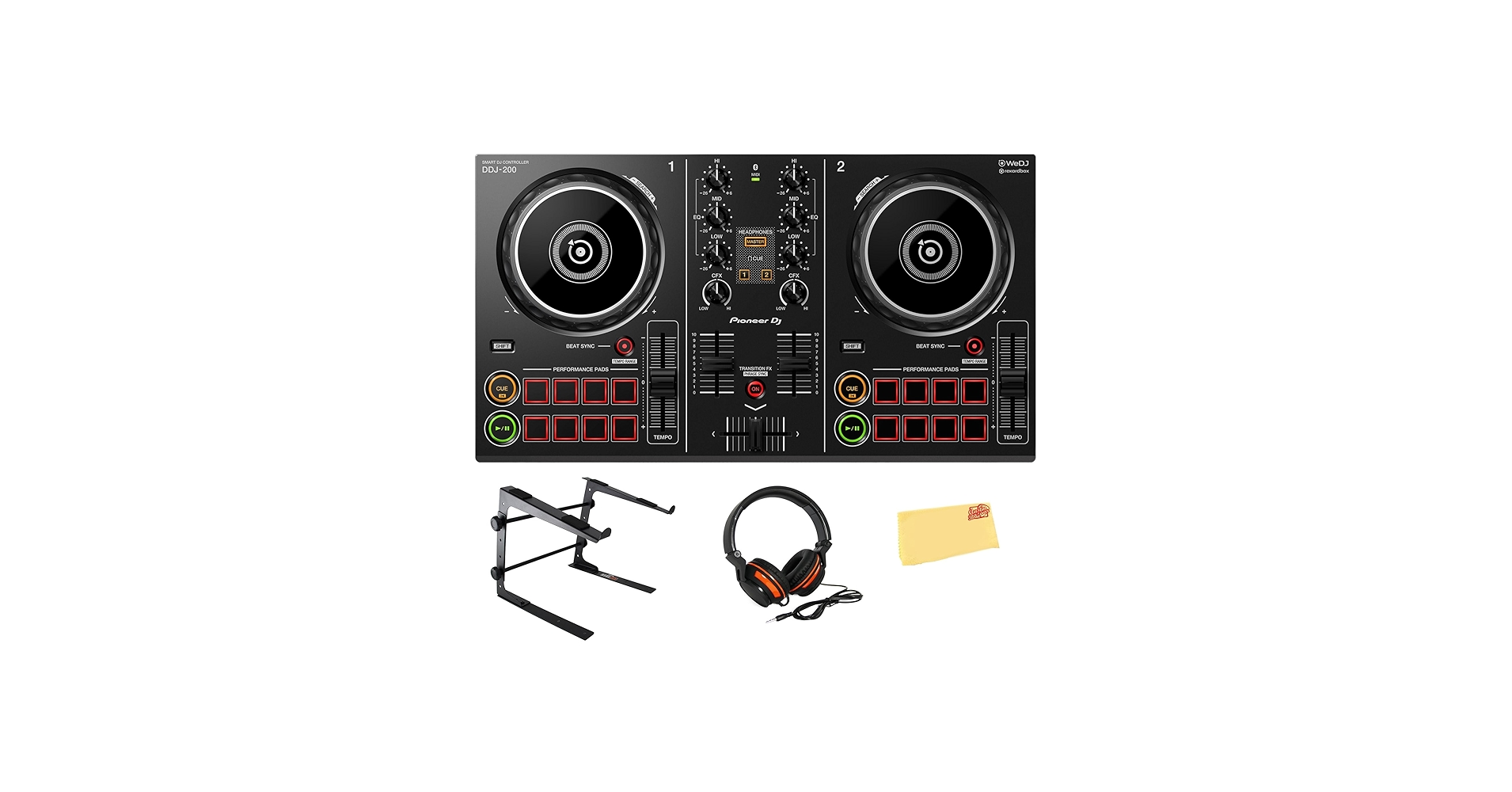 Amazon.com: Pioneer DDJ-200 2-Channel Smart DJ Controller Bundle