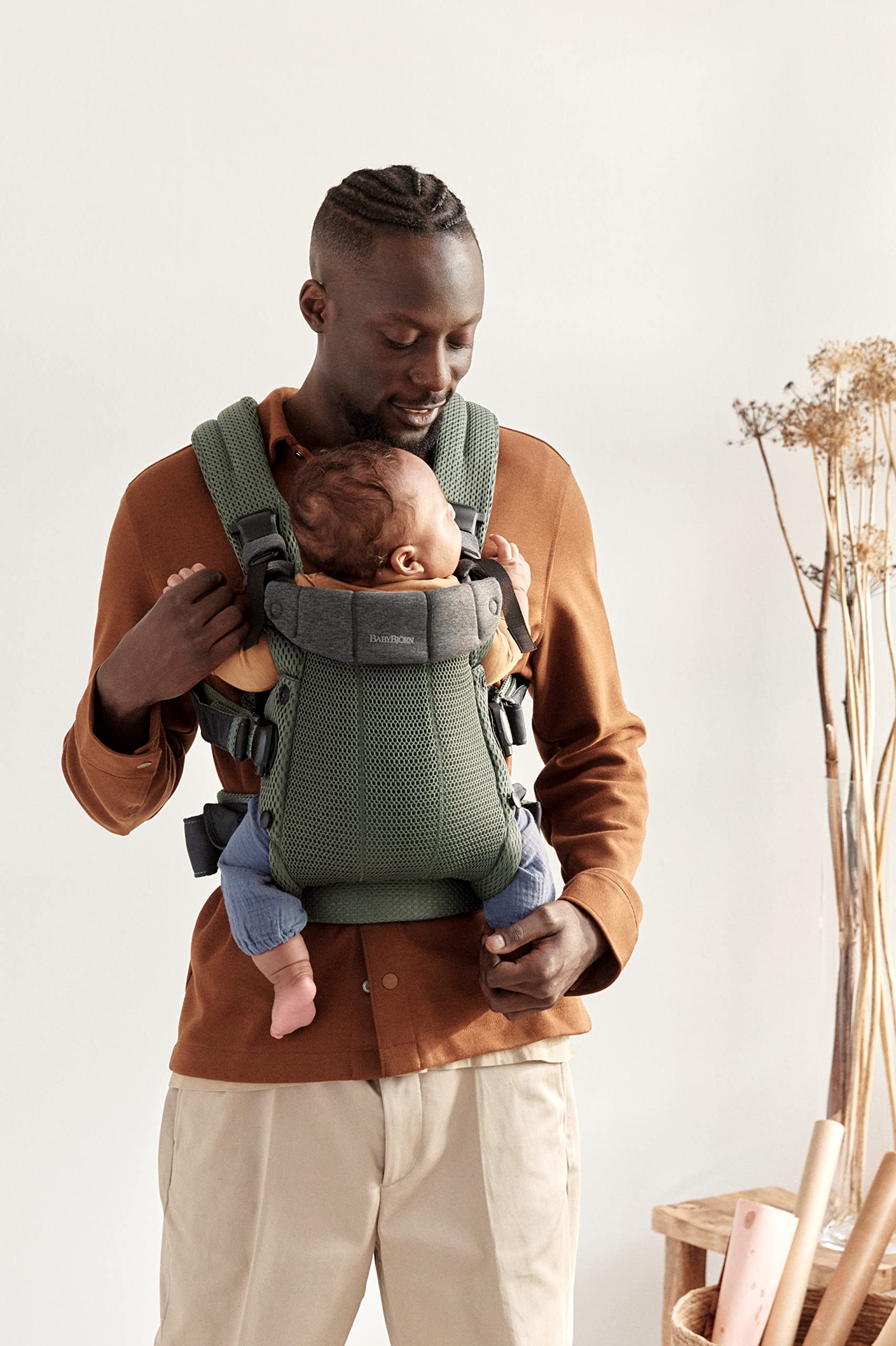 Amazon.com: BabyBjörn Baby Carrier Harmony, Dark Green, 3D Mesh