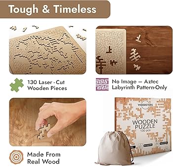 Amazon | WOODSTERS マインドベンディング木製ジグソーパズル - 難易度
