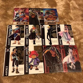 Amazon.co.jp: ワンピース 海賊王 グミ カード グミカ グミカード No