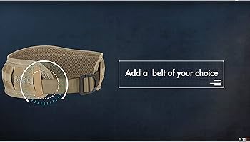 Amazon | 5.11タクティカル ベルトパッド VTAC Brokos 58642 サンド