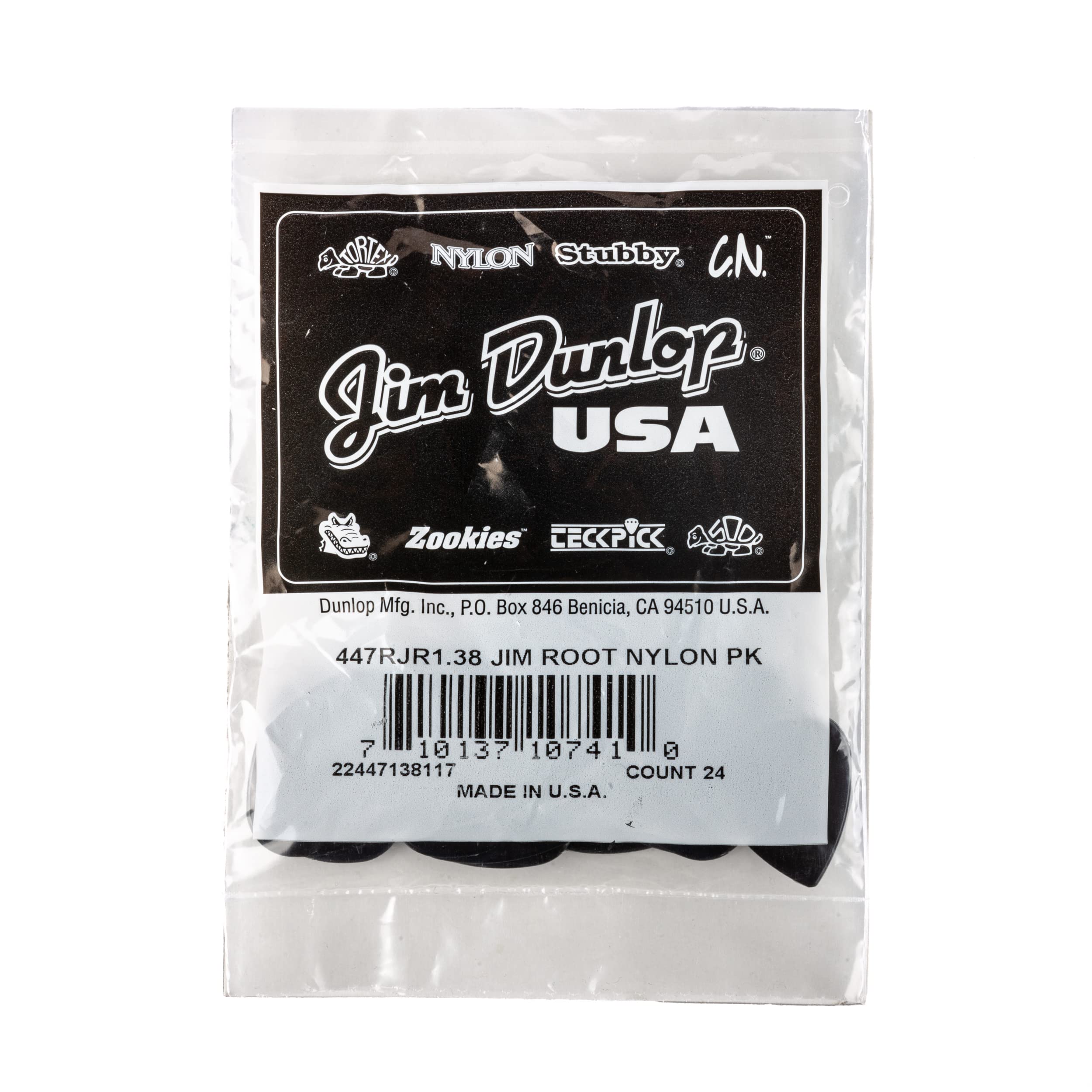 Amazon.com: Jim Dunlop Jim Root Custom Nylon Pick 1.38MM - 24 Pack