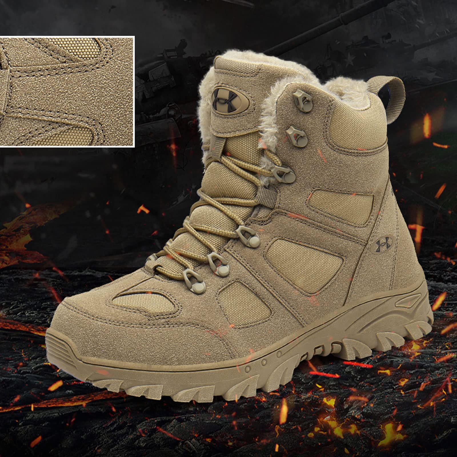 Amazon.co.jp: 男性用タクティカルブーツ、男性用ワークブーツ