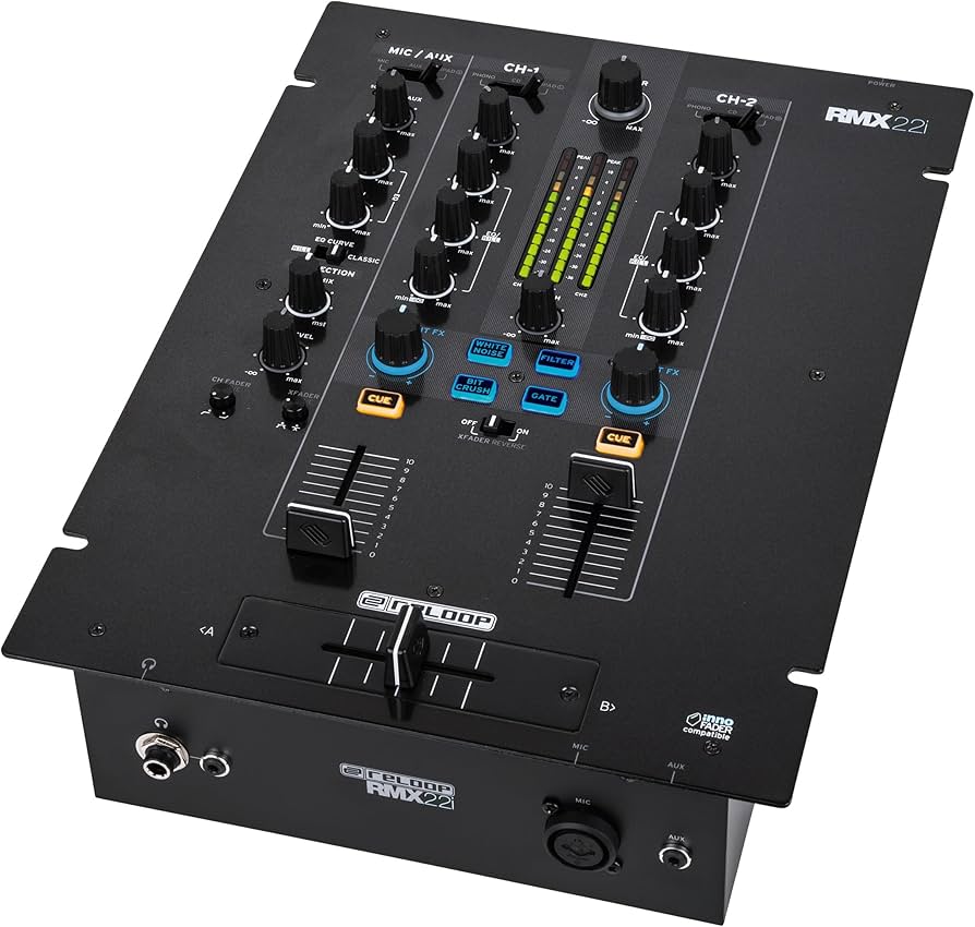 Amazon.com: Reloop RMX-22I 2+1 Digital FX Mixer With iPad Split