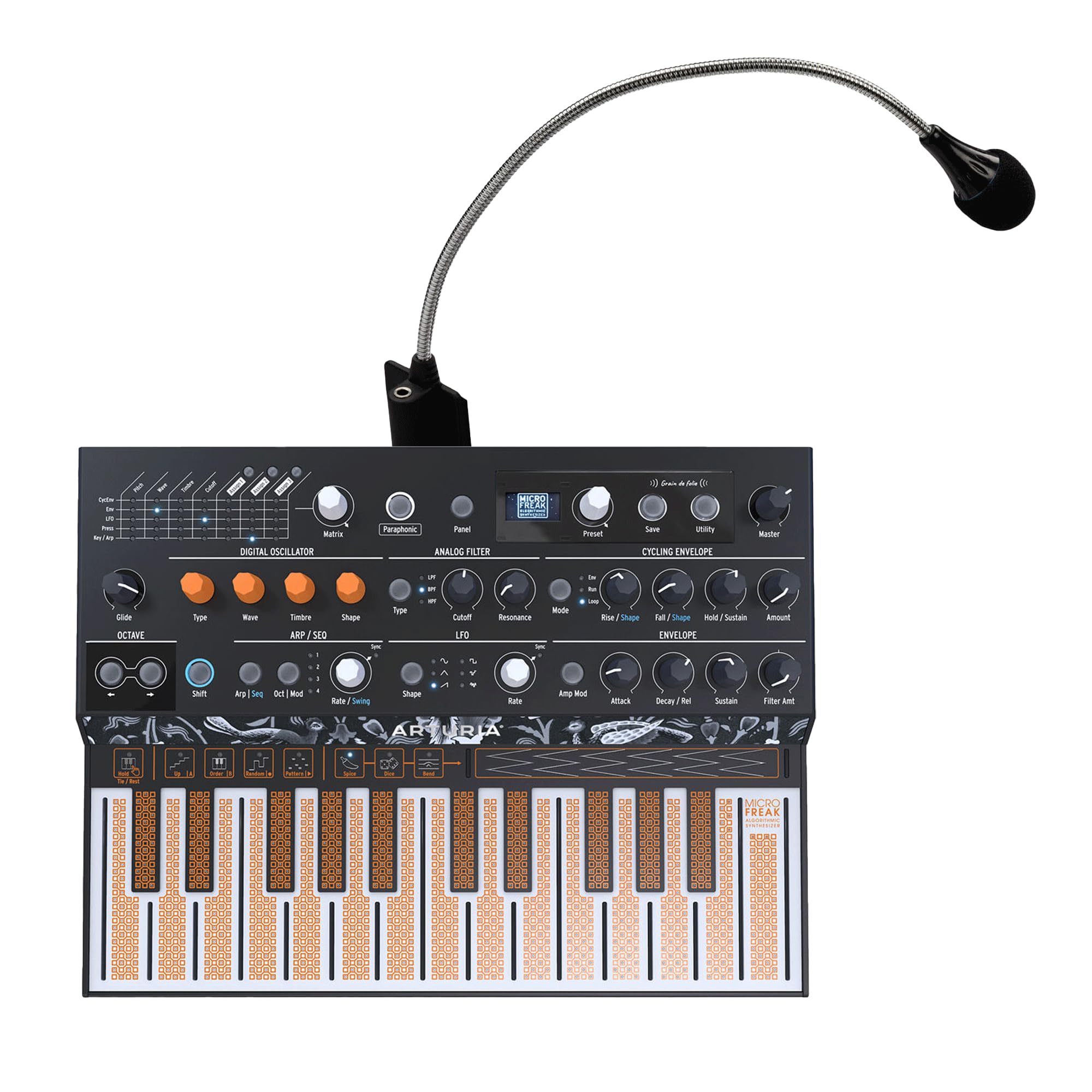 Amazon.com: Digital DJ Gear Arturia MicroFreak Hybrid Analog