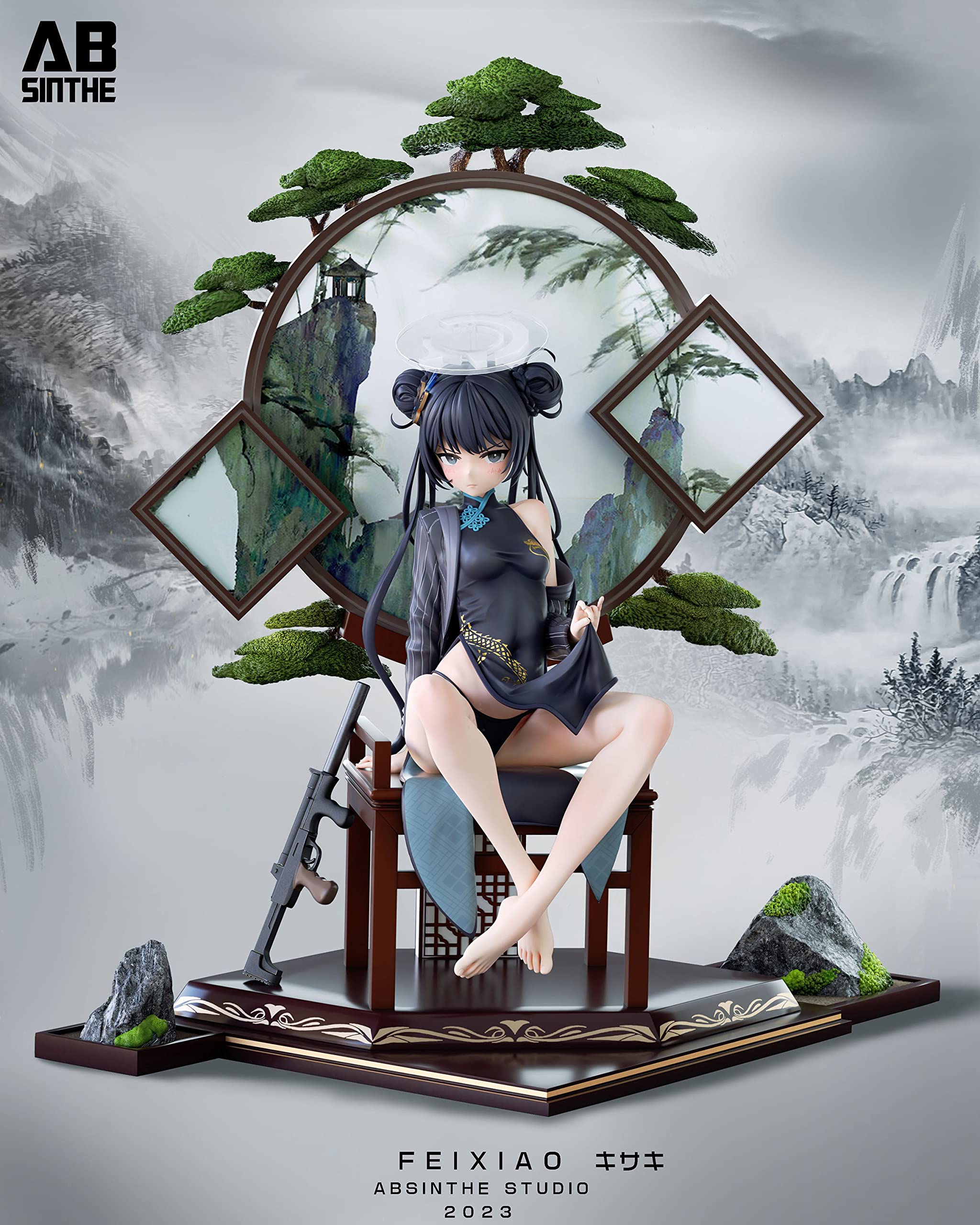 Amazon.co.jp: 竜華キサキ りゅうげきさき フィギュア チャイナドレス