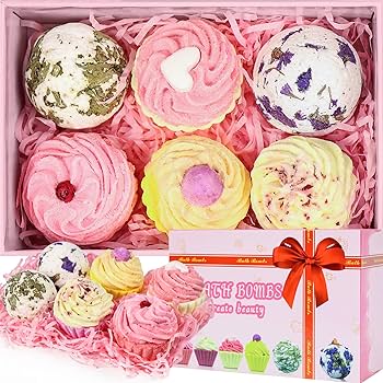 Amazon | Furuix バスボム 6個ギフトセット バスボール お風呂 炭酸