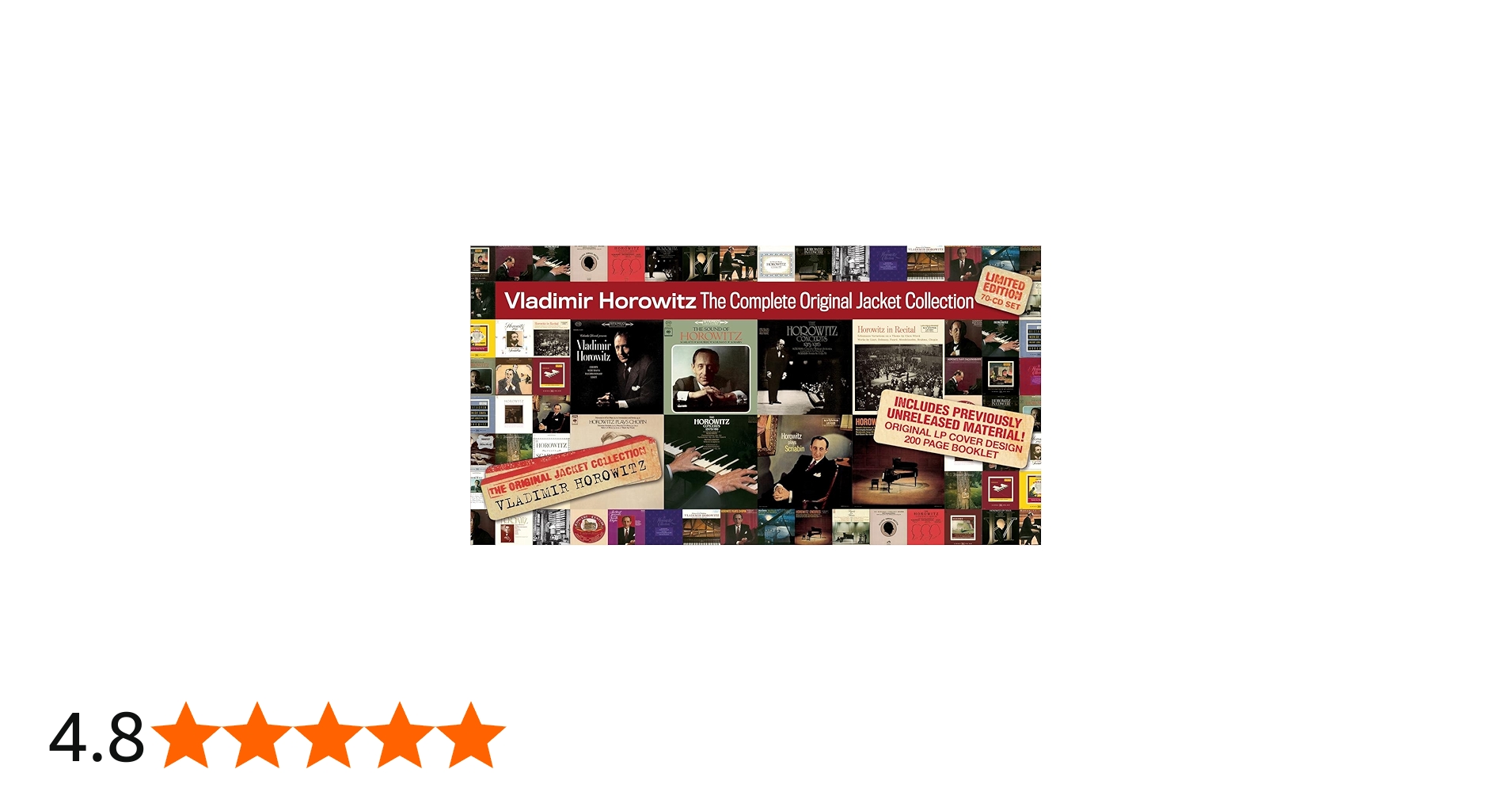 Amazon.co.jp: Vladimir Horowitz -Complete Original Jacket