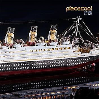 Amazon | Piececool(ピースクール) 立体パズル タイタニック号 英国