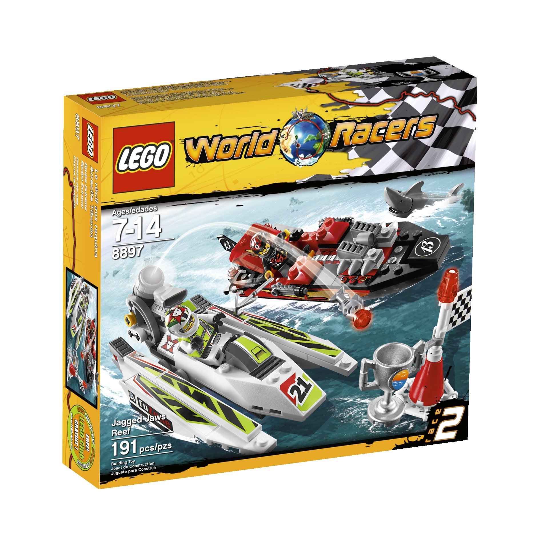 Amazon.com: LEGO World Racers Jagged Jaws Reef 8897 : Toys & Games