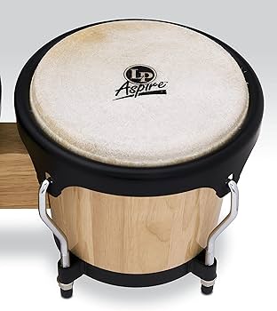 Amazon | LP エルピー ボンゴ Aspire Wood Bongos Black Hardware