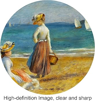 Amazon.com: Figures on the Beach by Pierre-Auguste Renoir Painting
