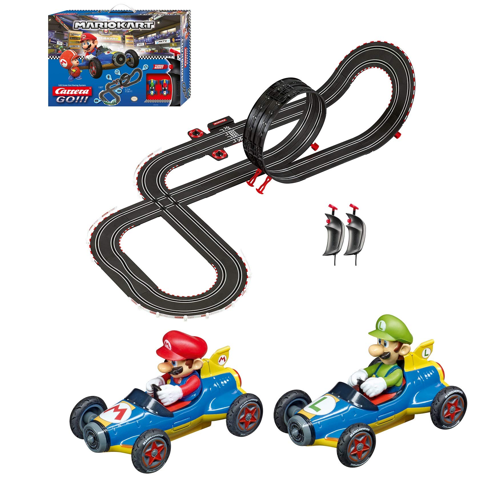 Amazon | Carrera GO 62492 マリオカート マッハ8 電動スロットカー