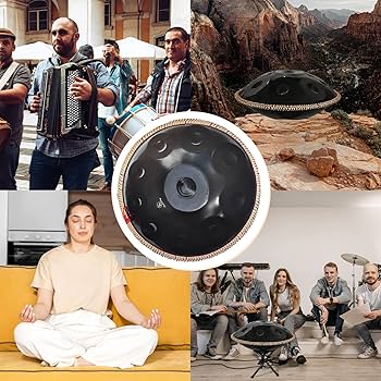 Amazon | ハンドパン 432HZ、10音 22インチ D マイナー ハンド