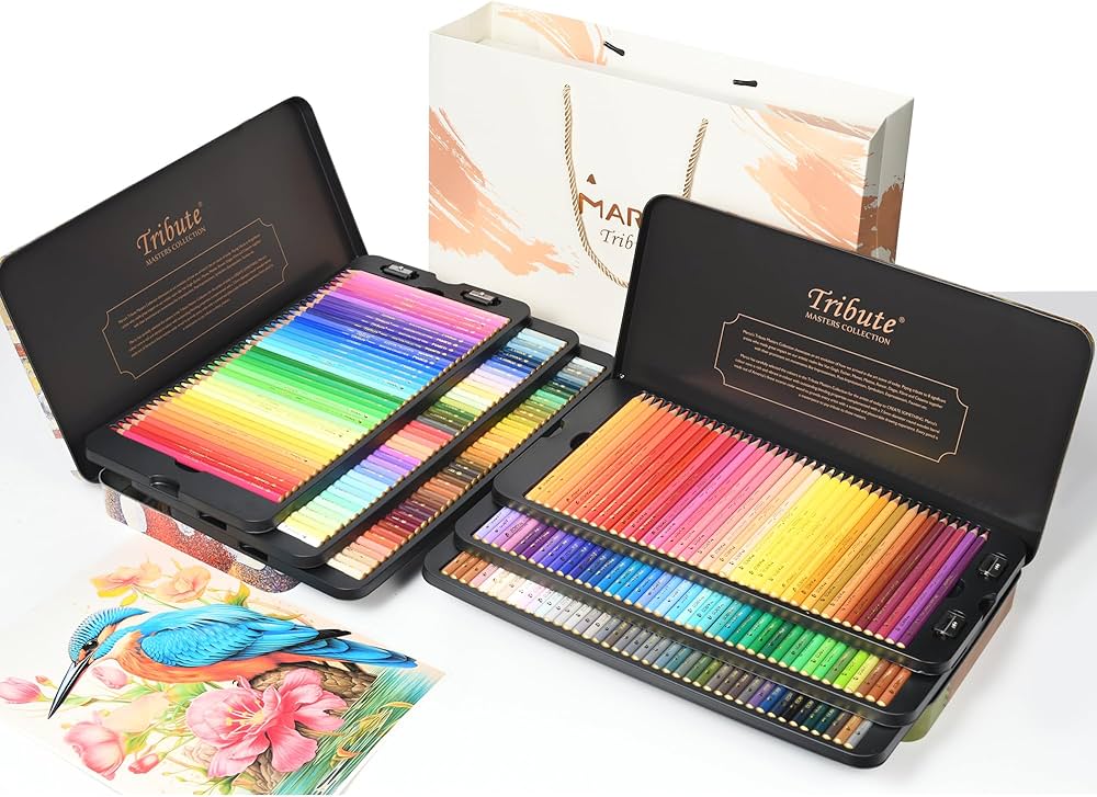 Amazon | Marco 240色油性色鉛筆 柔らかい芯 多色 スケッチ鉛筆セット