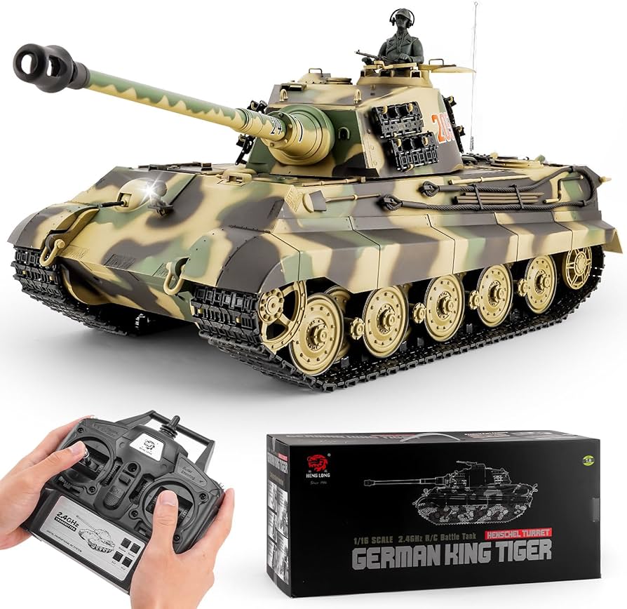 Amazon.co.jp: HENGLONG ラジコン戦車 1:16 ドイツ重戦車 ティーガーII