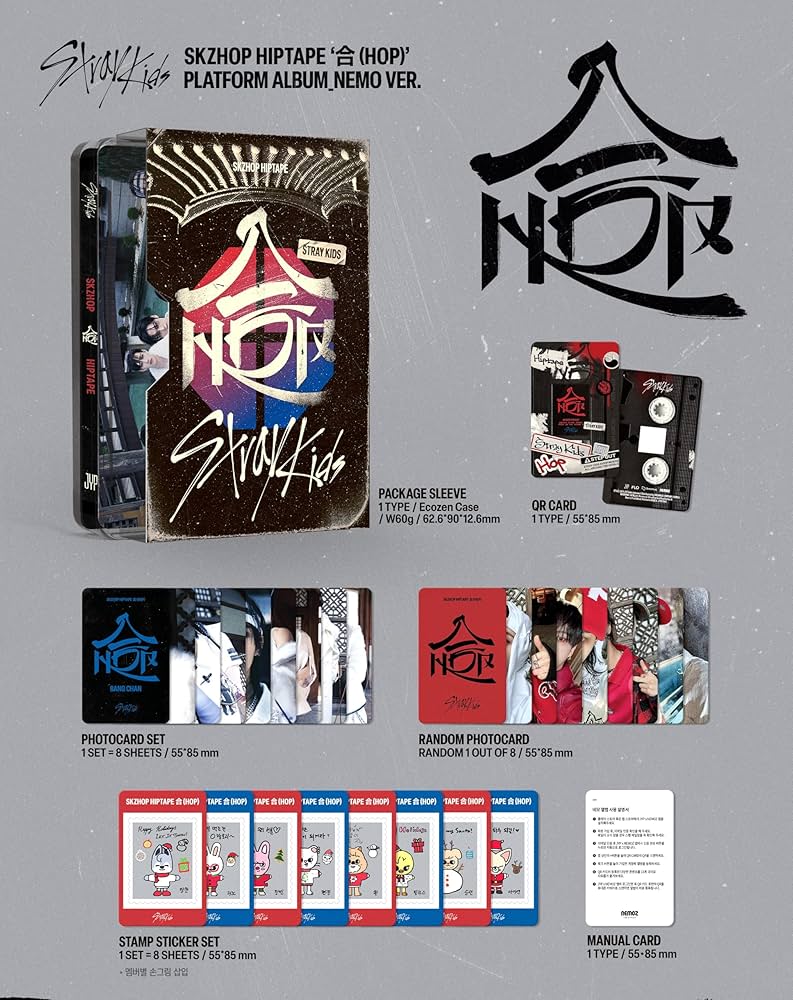 Amazon.com: Stray Kids 10th Mini Album SKZHOP HIPTAPE 合 [HOP