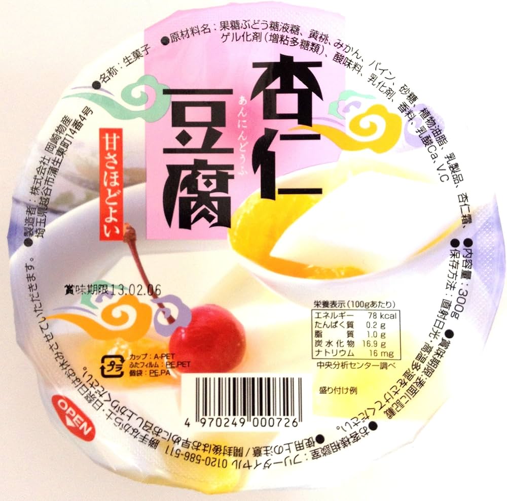 Amazon | 岡崎物産 杏仁豆腐300g×12個 | 岡崎物産 | 中華菓子 通販