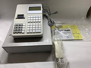 Amazon | SHARP AC/バッテリ駆動自動切替電子レジスタ 20部門 スキャナ
