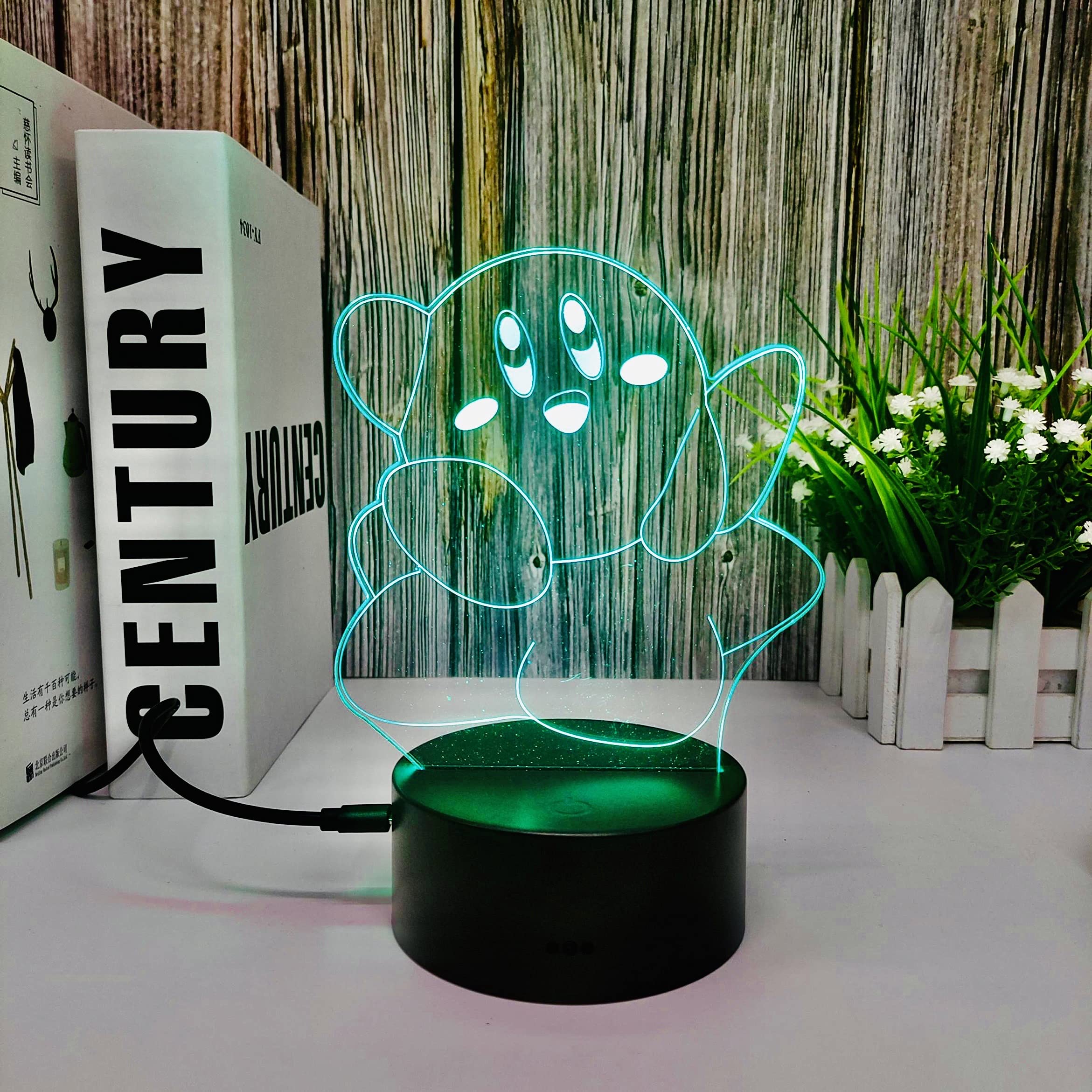 カービィ LEDライト クリーム色 星のカービィ ルームライトBOOK