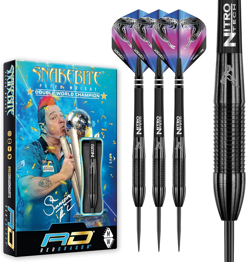Amazon.co.jp: Red Dragon Peter Wright Snakebite 3：22gまたは26g