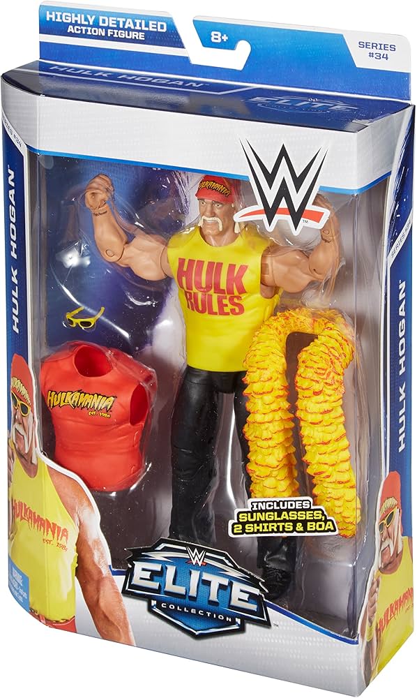 Amazon.com: WWE Elite Collection Series #34 -Hulk Hogan Action