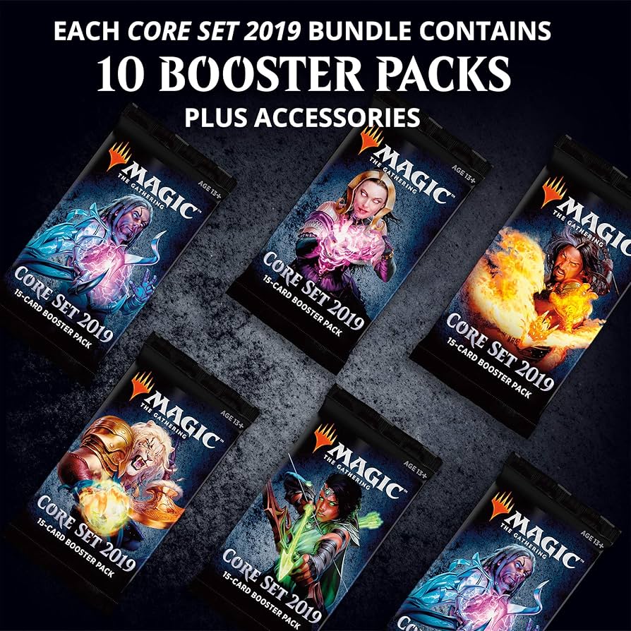 Amazon.com: Magic: The Gathering Core Set 2019 Bundle | 10 Booster