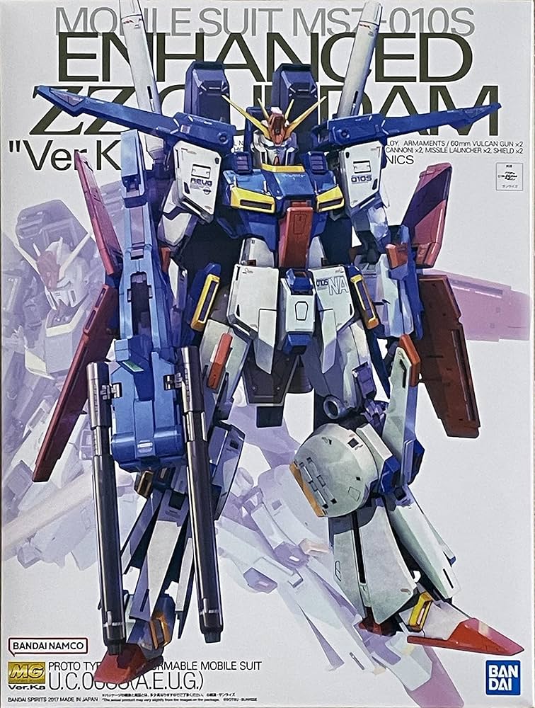 Amazon.com: BANDAI MG 1/100 Mobil Suit Gundam MSZ-010S [ Enhanced