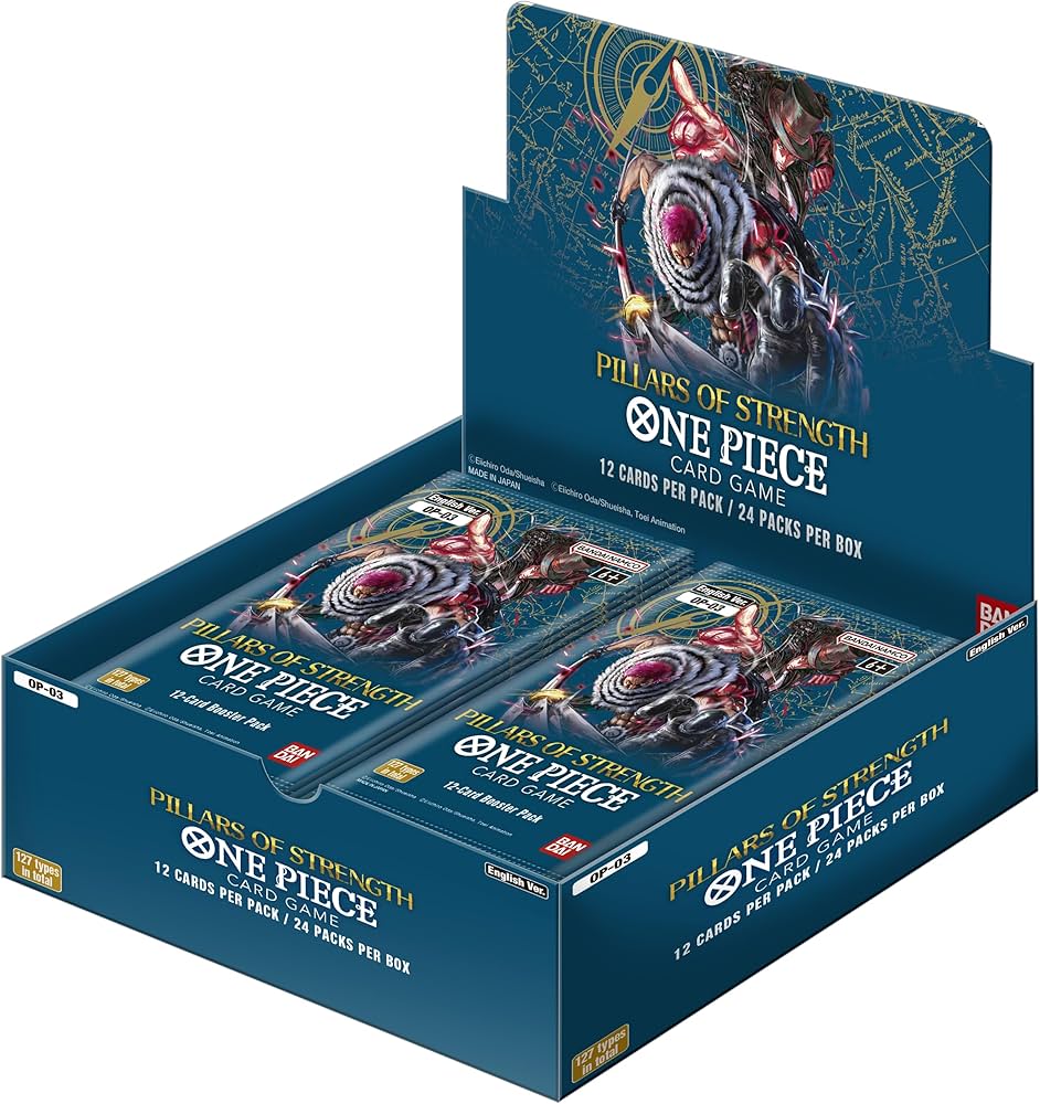 One Piece Card Game - Pillars of Strength - OP-03 - Box 24 Pcs