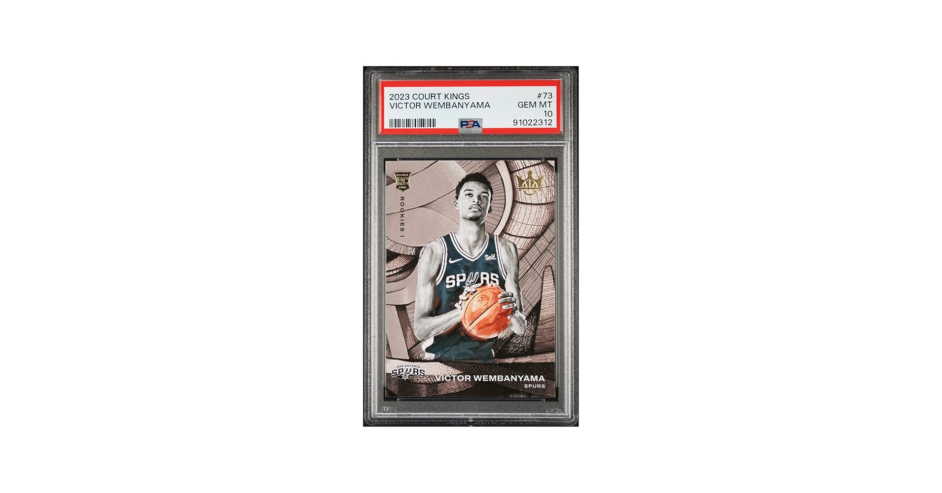 Amazon.com: Graded 2023 Panini Court Kings Victor Wembanyama #73