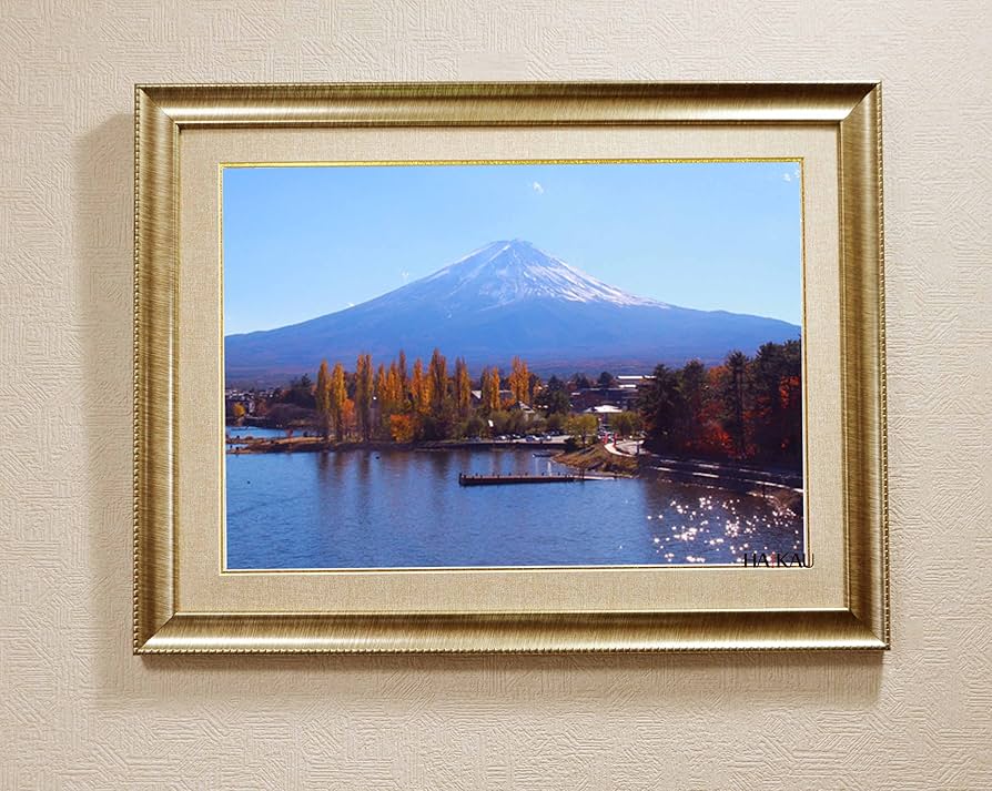 朝鮮民画】自然風景 絵画 木製フレーム付き Amazon.co.jp: 【HAIKAU