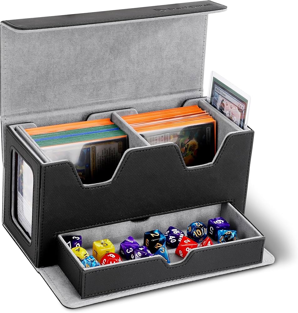 Amazon.co.jp: mtg デッキケース PUレザー | ダブルデッキケース 大