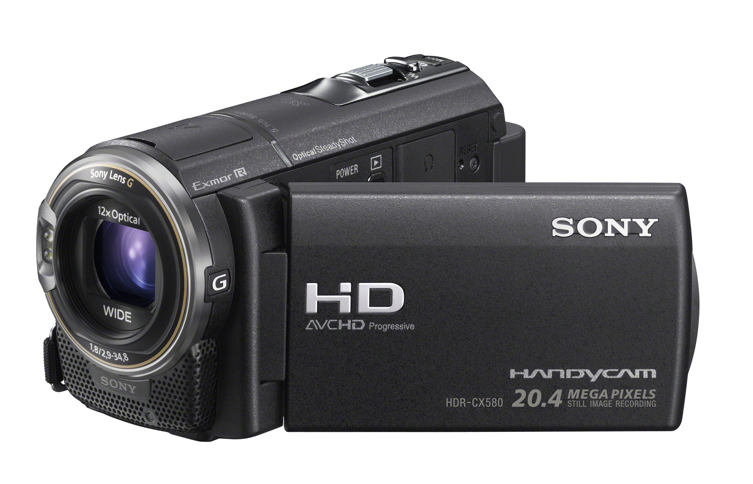 Sony HDR-CX580 High Definition Handycam 20.4 MP Camcorder with 12x