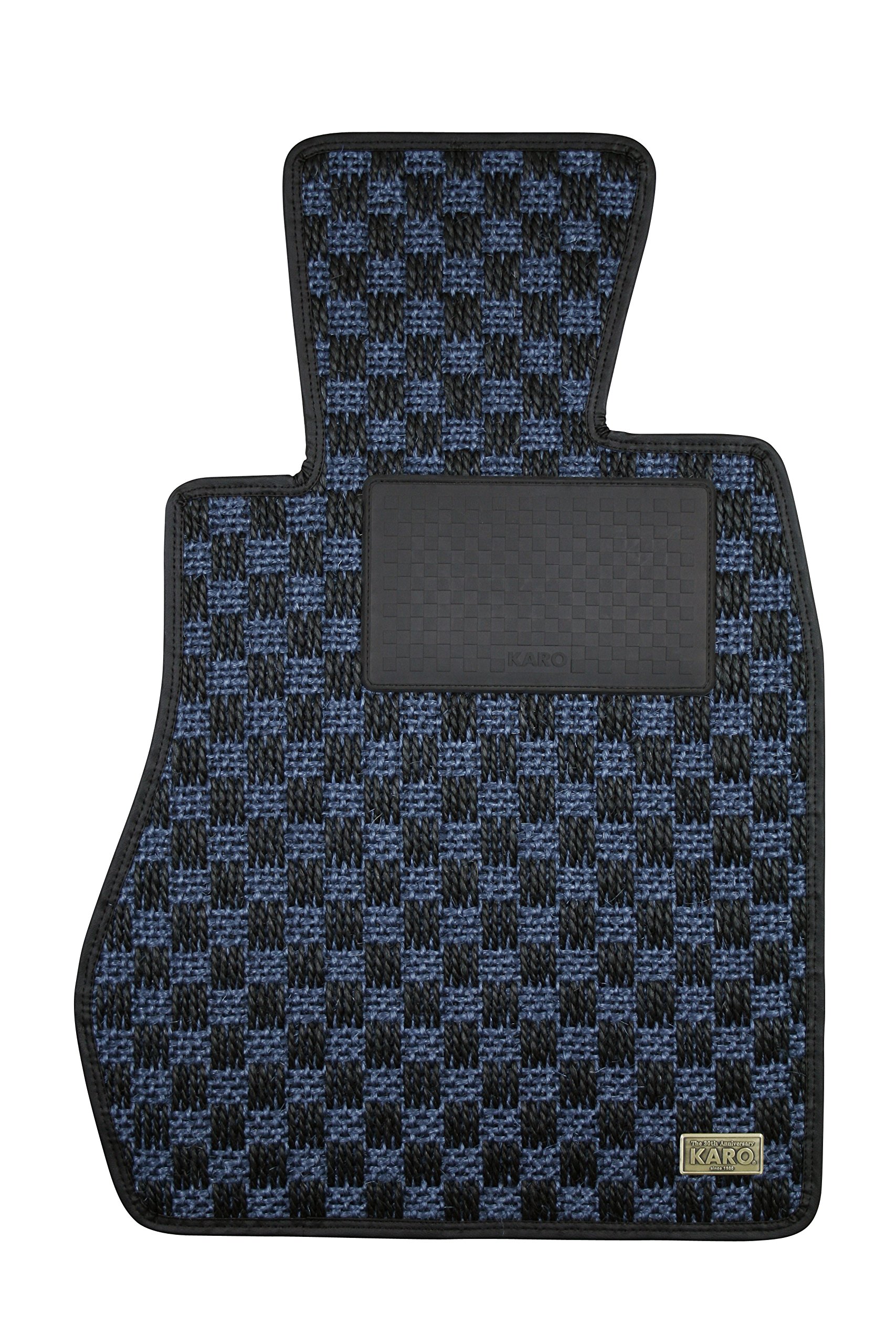 Amazon | KARO(カロ) フロアマット SISAL ネイビー/ブラック ALPINA