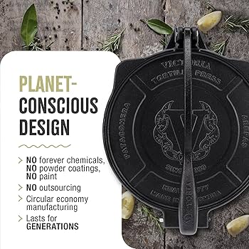 Amazon｜【VICTORIA】 HD10インチ トルティーヤプレス 25cm 鋳鉄