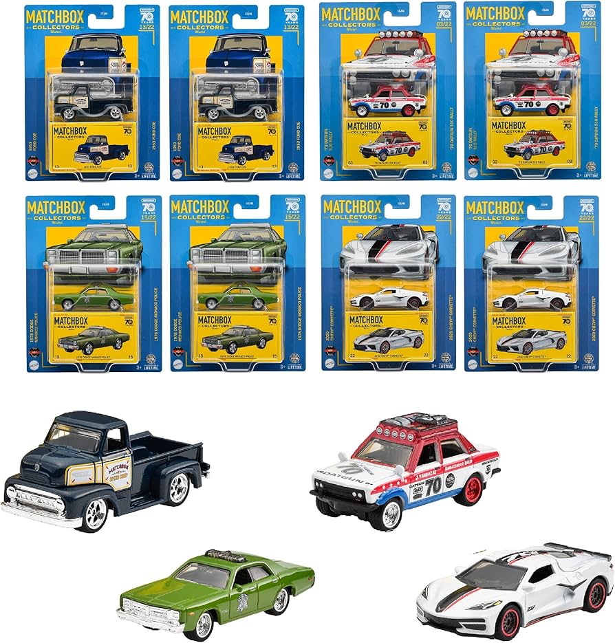 Amazon | マッチボックス(Matchbox) コレクターズ アソート【ミニカー8