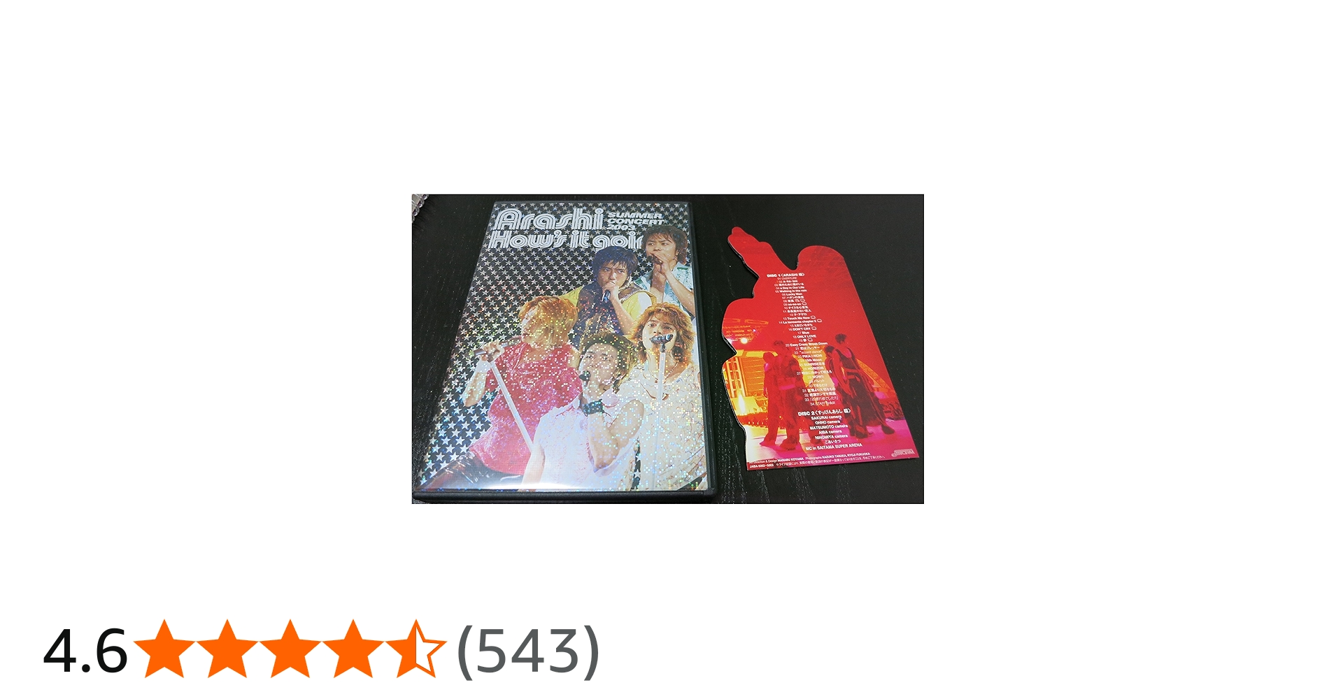 Amazon.co.jp: How's it going ? Summer Concert 2003 [DVD] : 嵐, 嵐: DVD