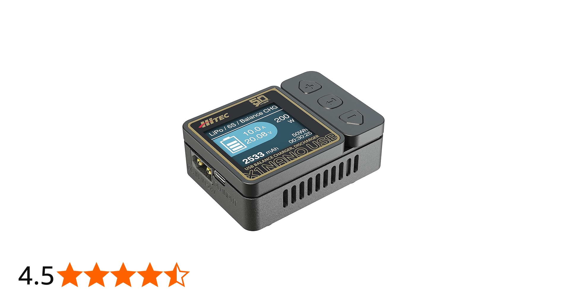 Amazon | ハイテック X1 ナノUSB バランス充・放電器 50周年記念モデル