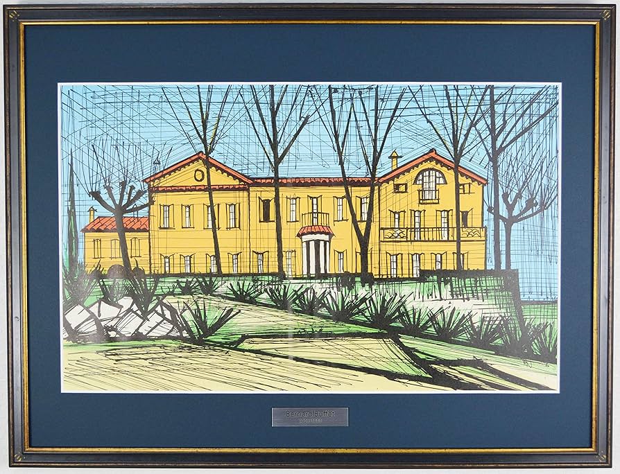 Amazon.co.jp: ベルナール ビュッフェ 『風景【BERNARD BUFFET