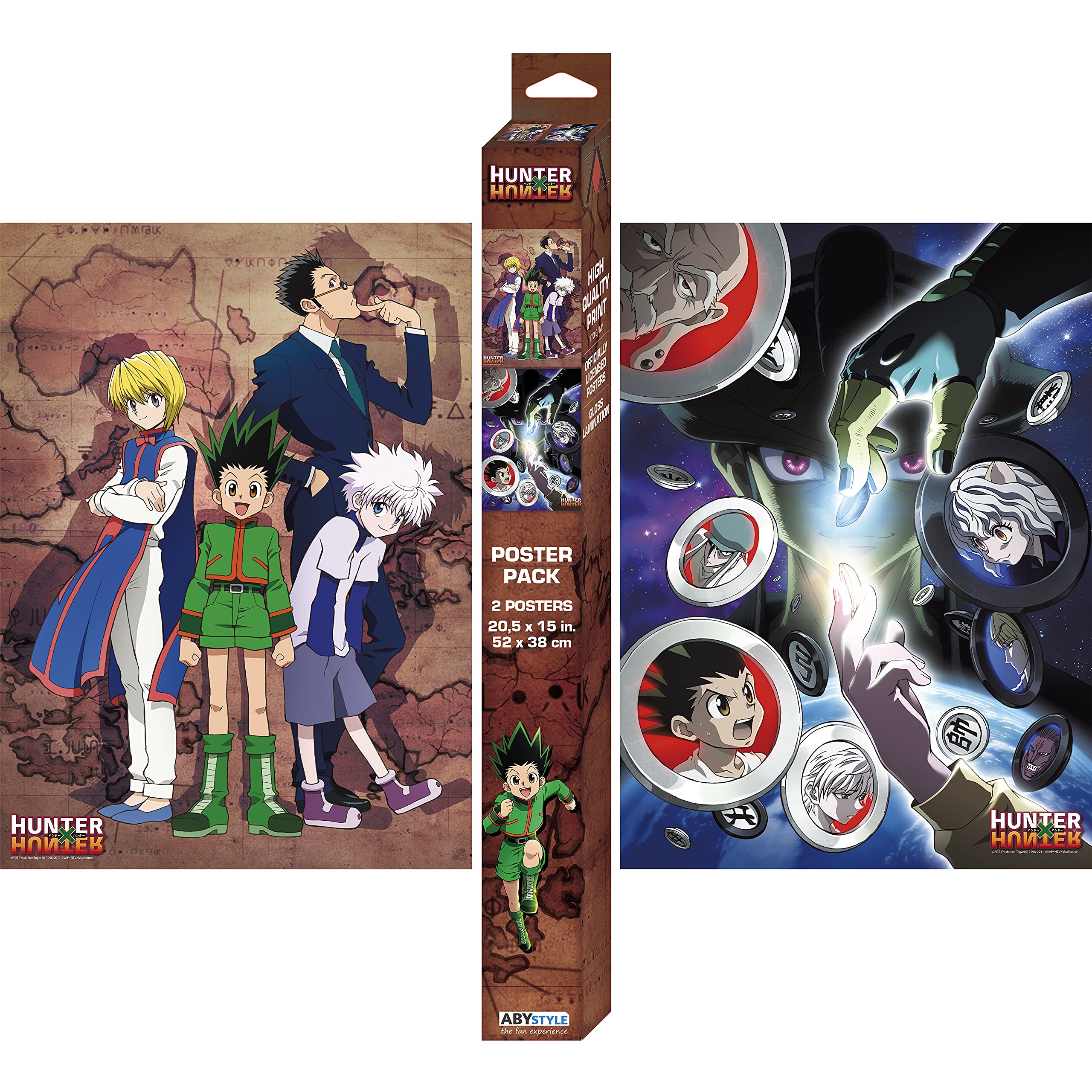 Amazon.com: ABYSTYLE Hunter X Hunter Boxed Poster Set Includes 2