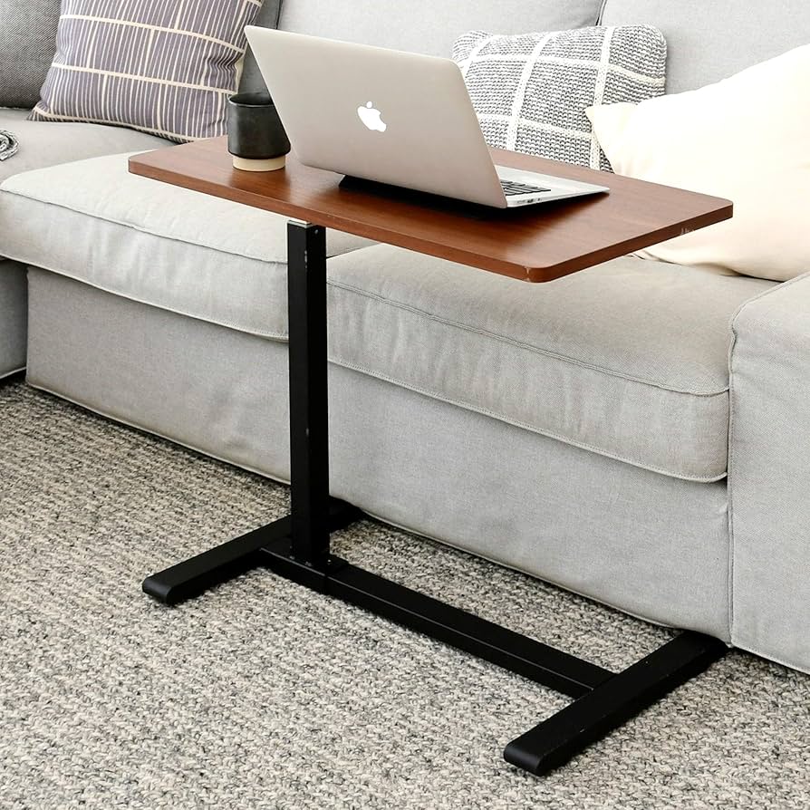 Amazon.co.jp: [山善] 昇降式 サイドテーブル 高さ60-95㎝ 4cmの隙間に