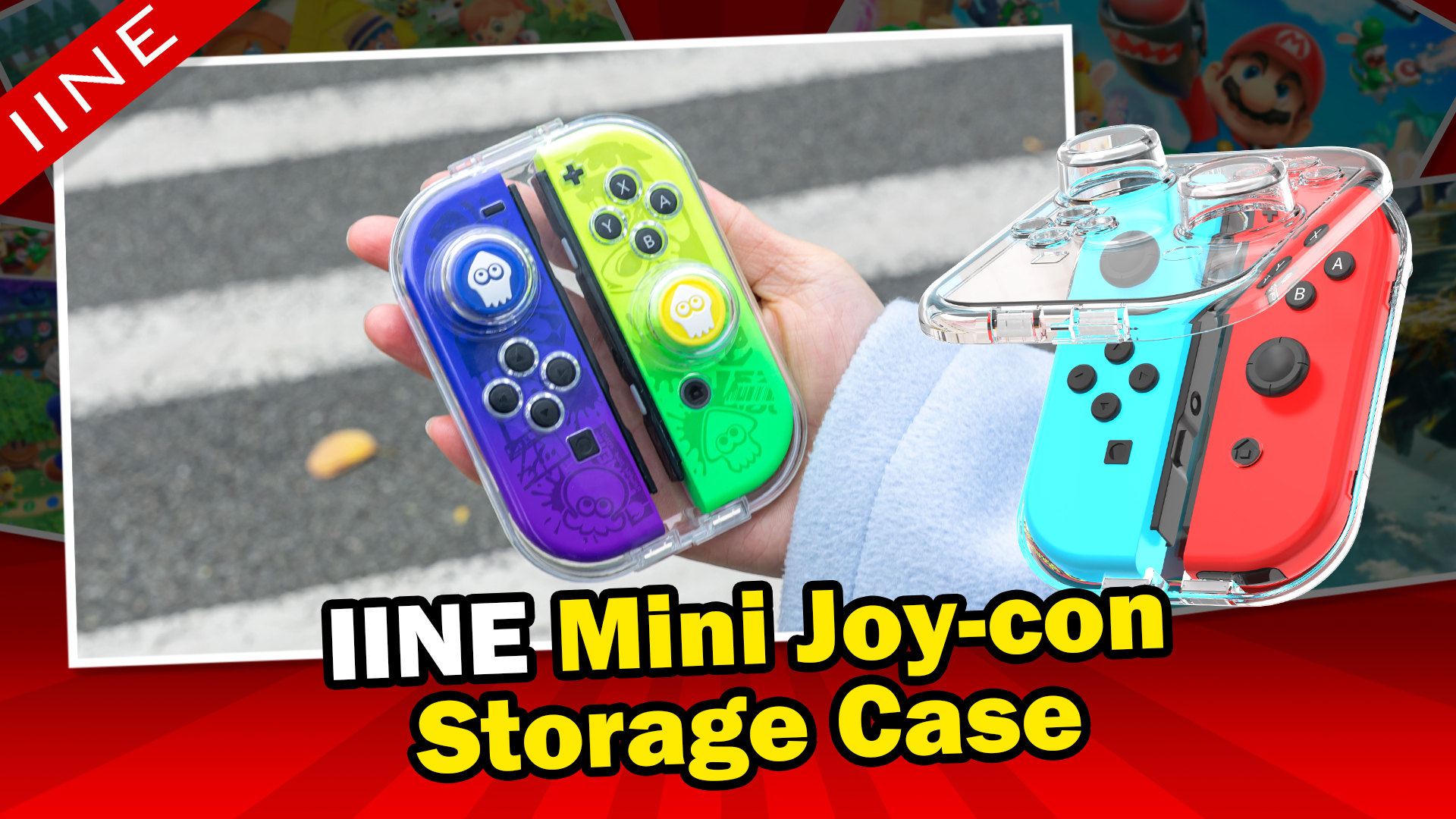 Amazon.com: IINE Storage Case for Joy-con, Portable Dust-Proof