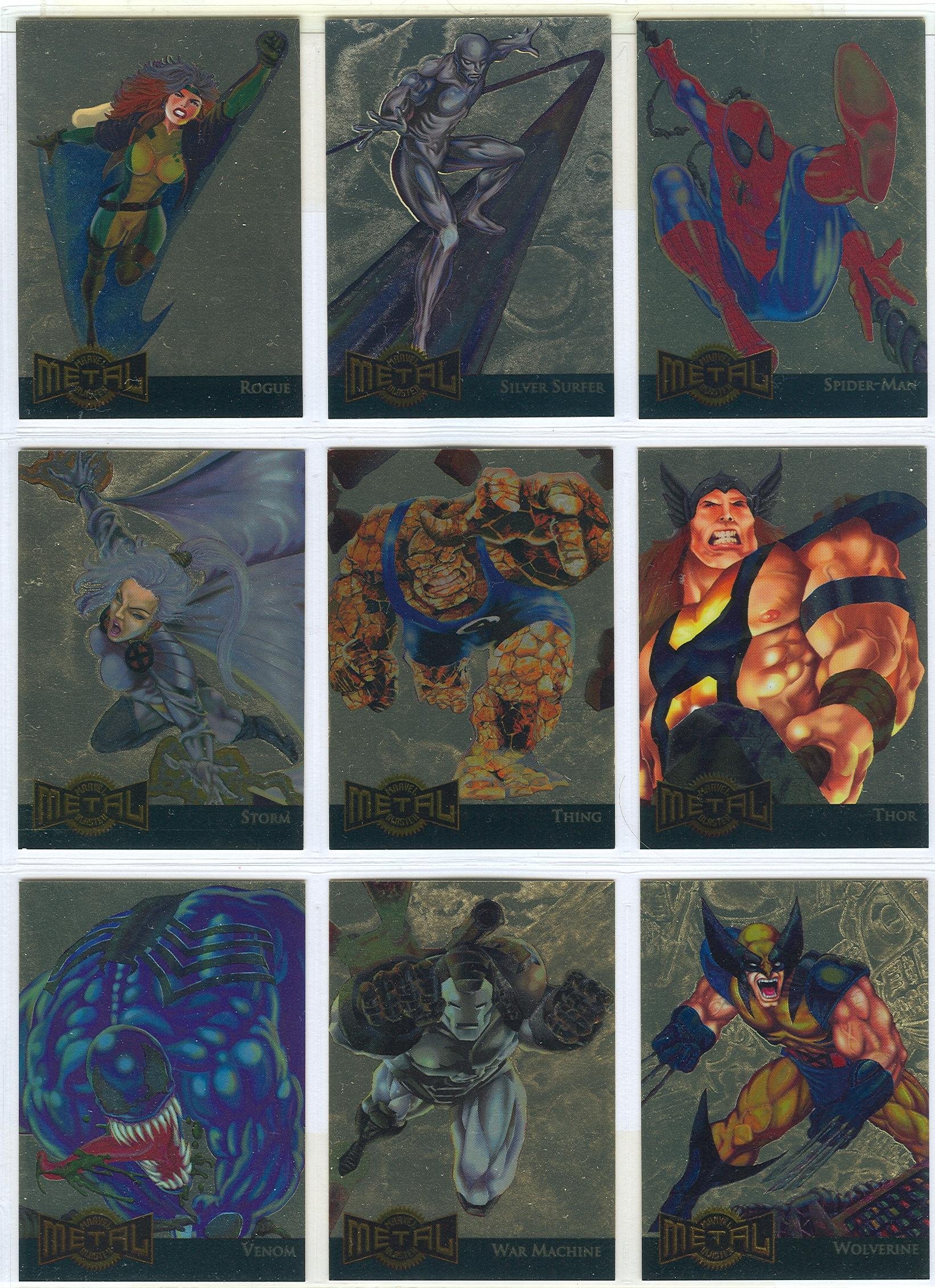 Amazon.com: 1995 Marvel Metal Inaugural Ed. Gold Blaster Insert