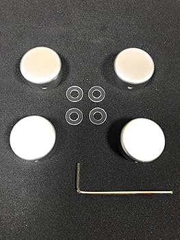 Amazon | エフェクター メタル スイッチハット キャップ シルバー 4個