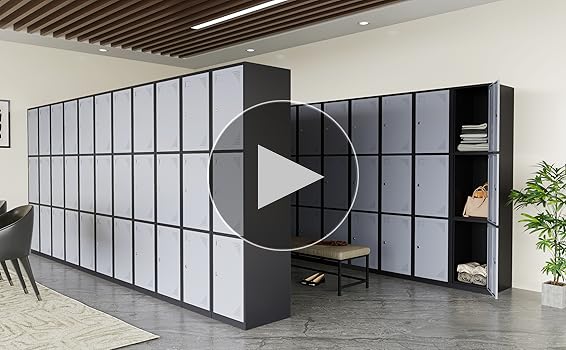 Amazon.com: MIIIKO 6 Door Locker, Storage Lockers Cabinet with