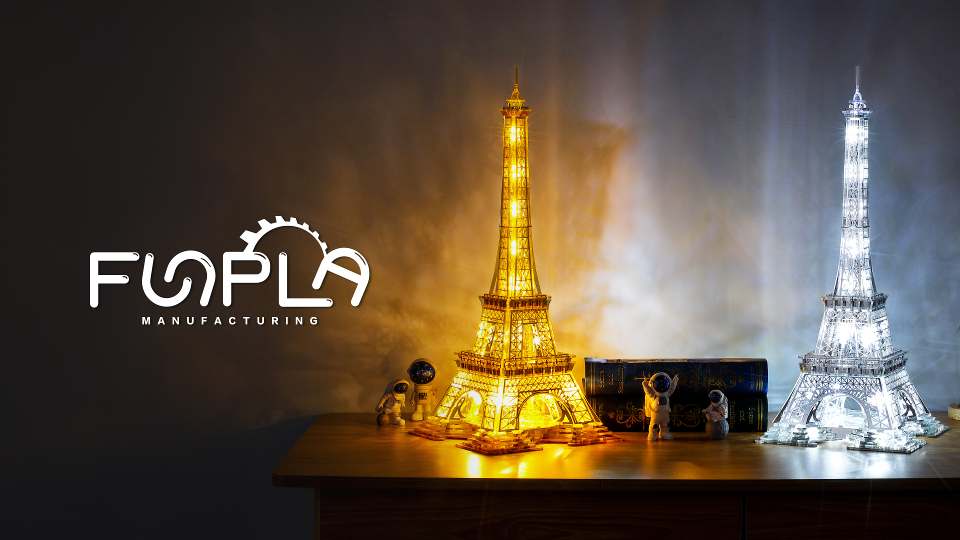 Amazon | FUNPOLA 3Dパズル アクリル製 立体パズル メタルパズル 光る