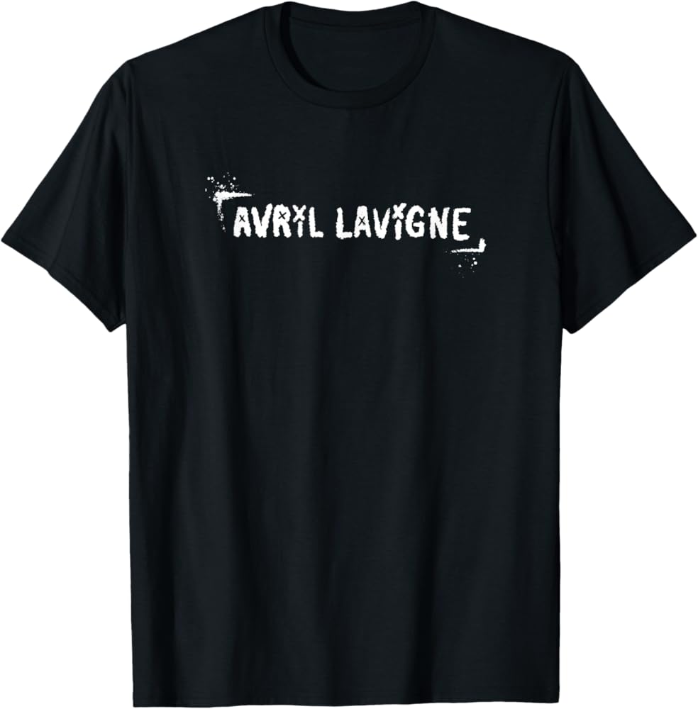 Amazon | 公式 Avril Lavigne Bite Me 両面 Tシャツ | Tシャツ