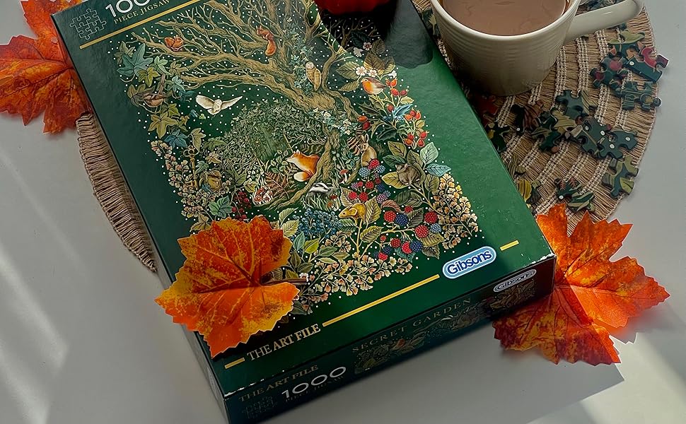 Amazon.com: Gibsons The Art File Secret Garden 1000 Piece Jigsaw